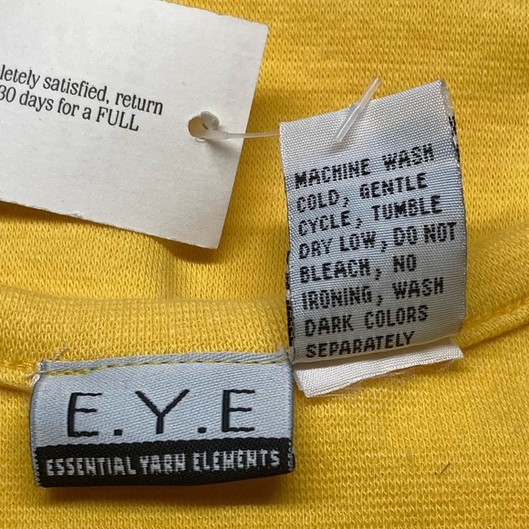 EYE Yellow Women's Tank Top New - Picture 9 of 10